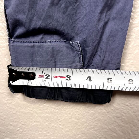 Alexander McQueen Puma Collab Sz S Track Pants Blue with Black Stripe Pockets - Picture 9 of 13